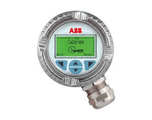 نمای روبه‌روی فرستنده فشار ABB 261GS با نمایشگر LCD و اتصال فرآیندی NPT