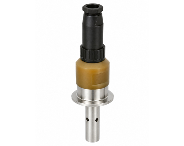 CLS15-ENDRESSHAUSER — DERAAK Industrial sensor probe with metal shaft and brown insulating housing