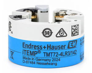 iTEMP TMT72 Temperature transmitter Transformation of sensor signals into stable and standardized output signals for all industries
