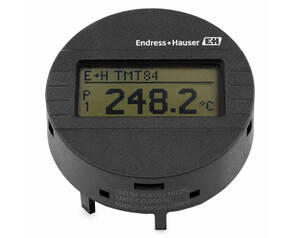 Endress+Hauser process temperature transmitter with LCD reading 248.2°C (P1)