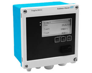 کالری متر صنعتی EngyCal RH33 از برند Endress+Hauser برای اندازه‌گیری انرژی گرمایش و سرمایش در صنایع مختلف