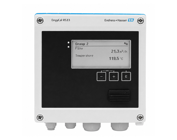 EngyCal RS33 Steam Calculator by Endress+Hauser for steam energy measurement