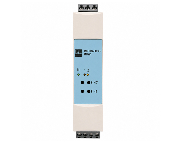 rns221-transmitter-supply-endress-hauser — DERAAK منبع تغذیه ترانسمیتر RNS221 اندرس هاوزر با قابلیت ایزولاسیون گالوانیکی و پشتیبانی از HART