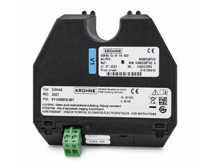 ماژول جریان خروجی ESK4A نصب شده بر روی فلومتر سطح متغیر H250 M40 شرکت KROHNE آلمان